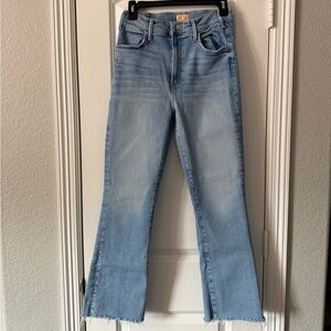 MOTHER Light Blue Flare Jeans